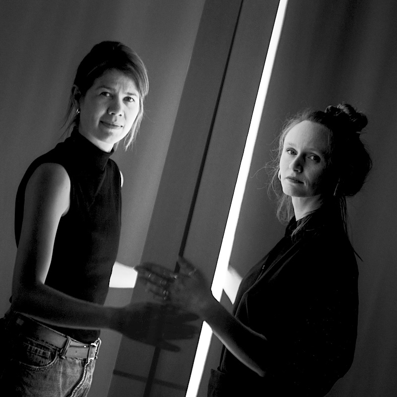 Selina Glockner und Alba Scharnhorst vom tilted collective